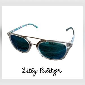 NEW~ Lilly Pulitzer Emilia Blue & Crystal Sunglasses 🌟